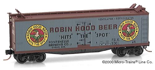 Private - Reefer - Robin Hood Beer - Micro-Trains 49450